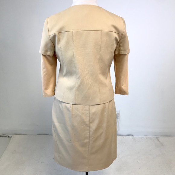 Worth 10 Transitional Zipper Pencil Skirt Tan - Picture 9 of 13